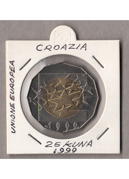 1999 - 25 kuna Croazia Unione Europea Fdc